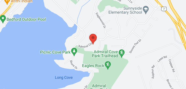 map of 40 Admiral Cove Drive